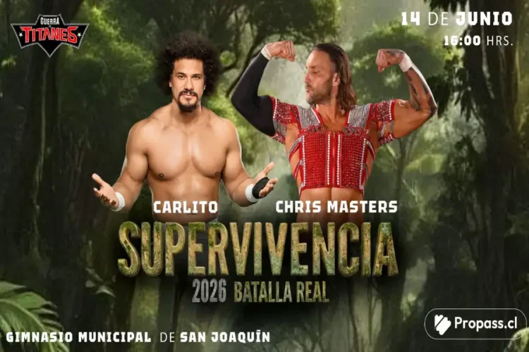 GDT anuncia a Carlito y Chris Masters para evento en junio de 2026